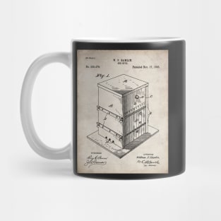 Beekeeping Patent - Beekeeper Bee Hive Honey Art - Antique Mug